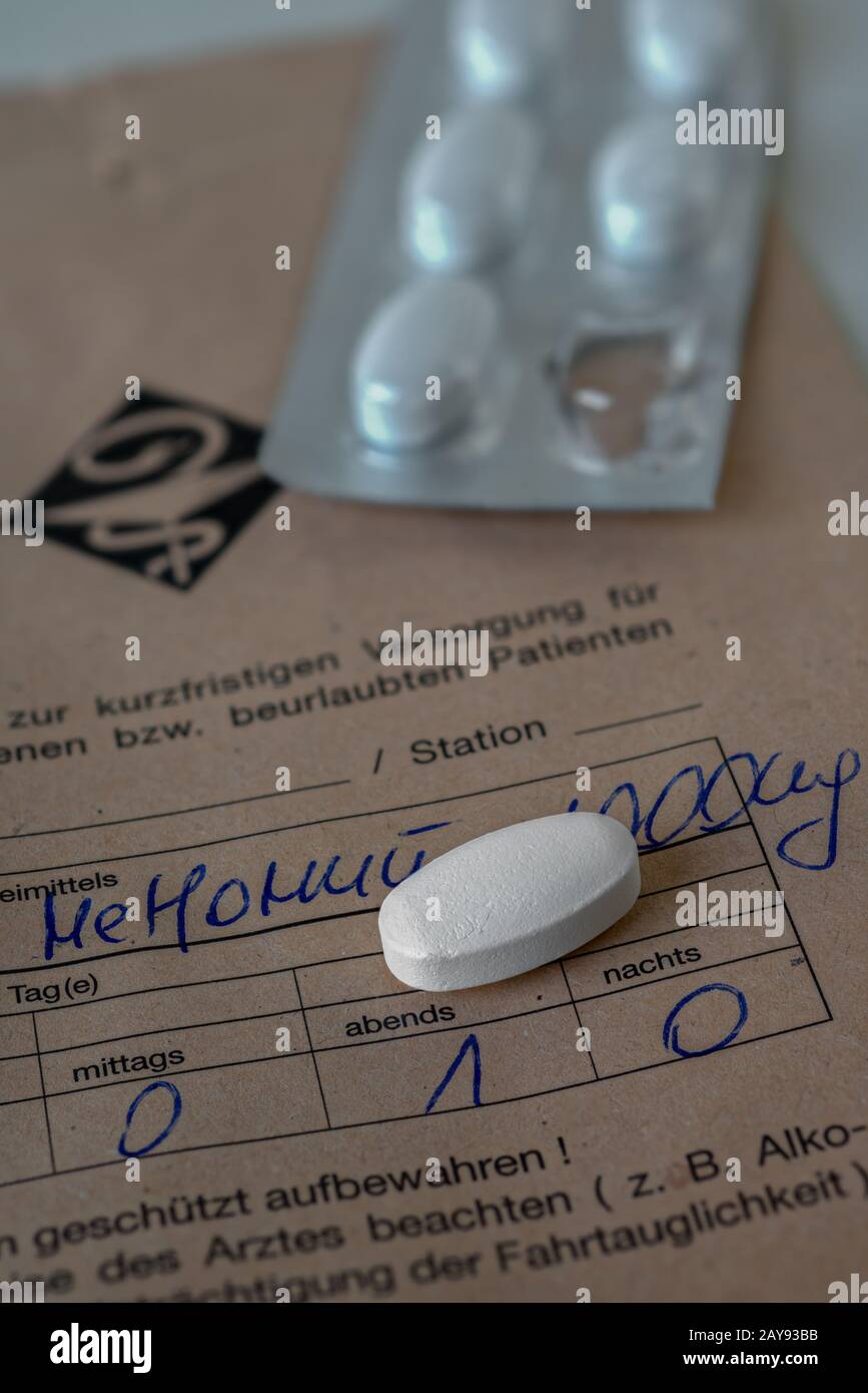 Metformine, médecine orale du diabète pour contrôler les taux de sucre dans le sang Banque D'Images