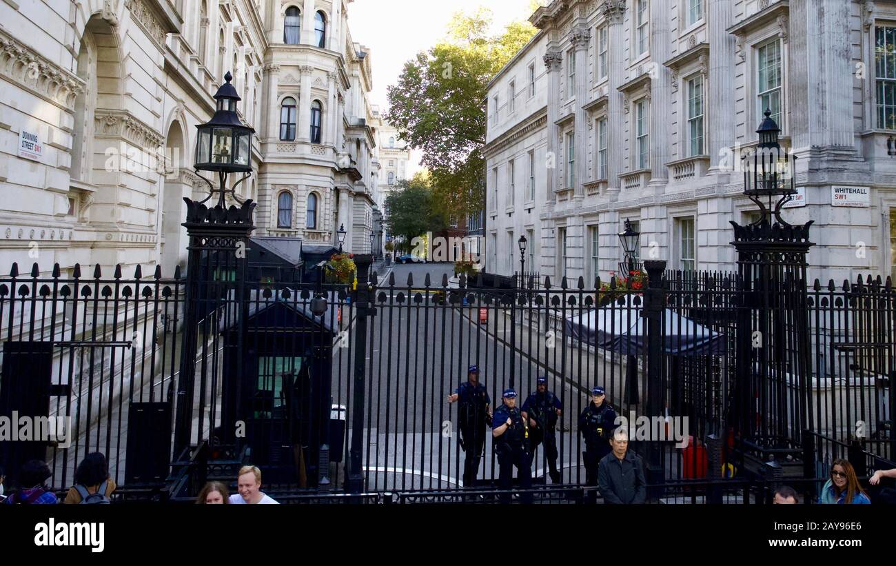 Downing Street, Westminster, Cité De Westminster, Londres, Angleterre. Banque D'Images