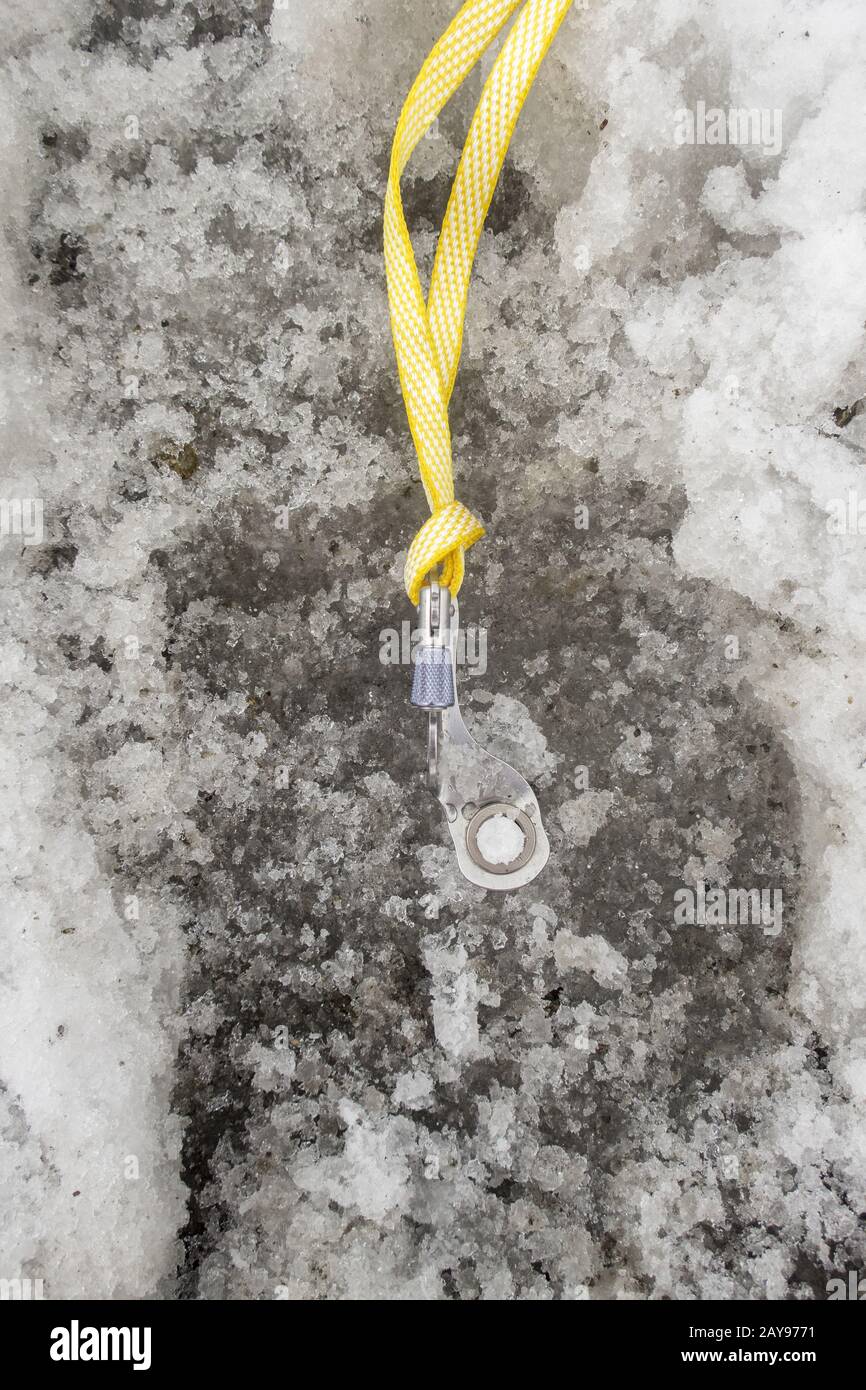 Vis à glace Banque D'Images