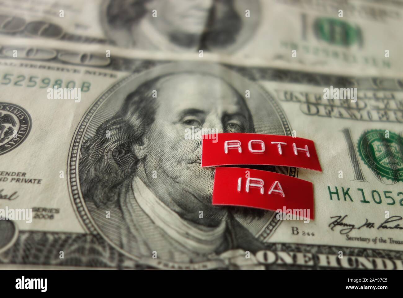 Concept Roth IRA Banque D'Images