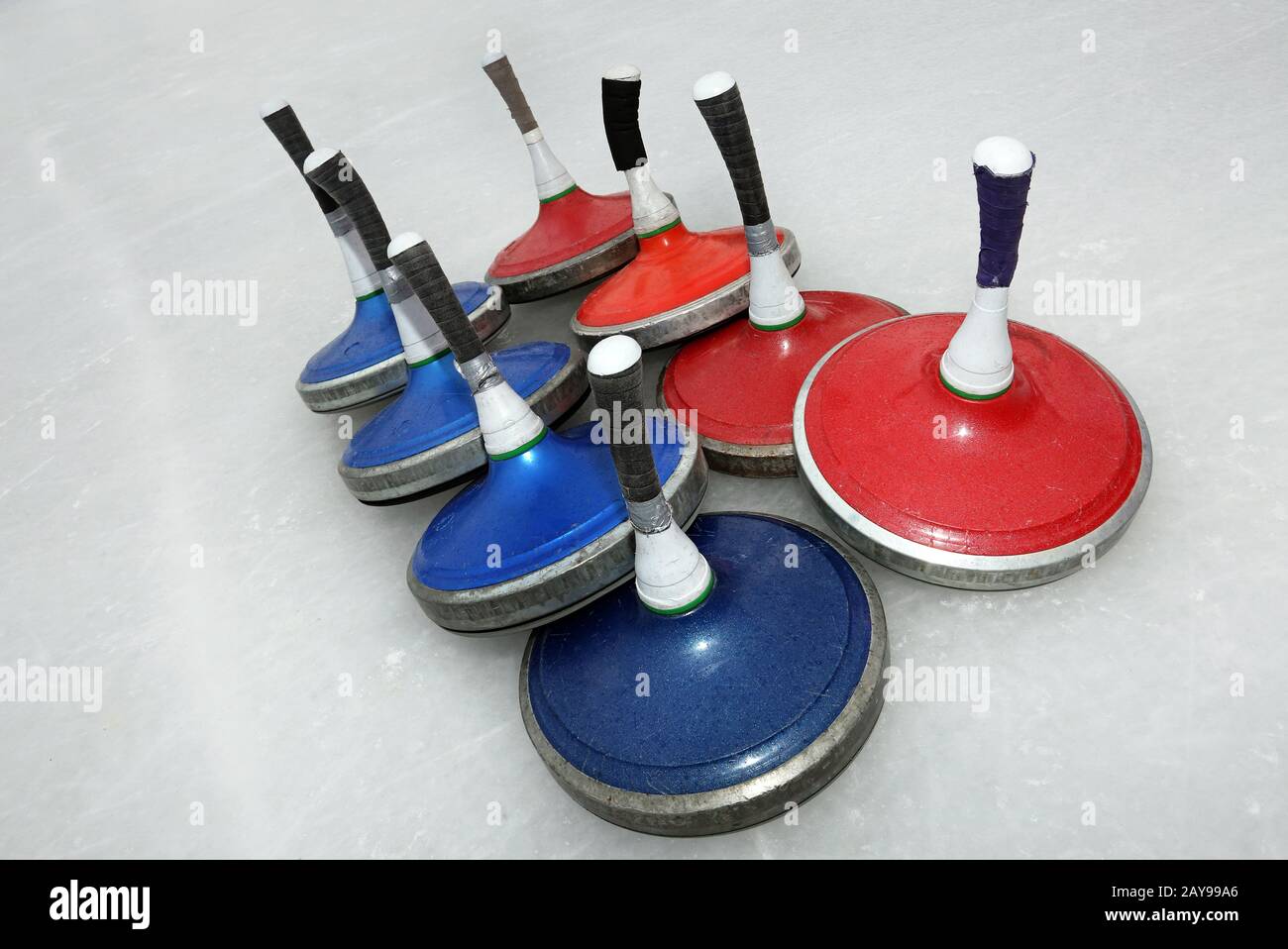 curling Banque D'Images