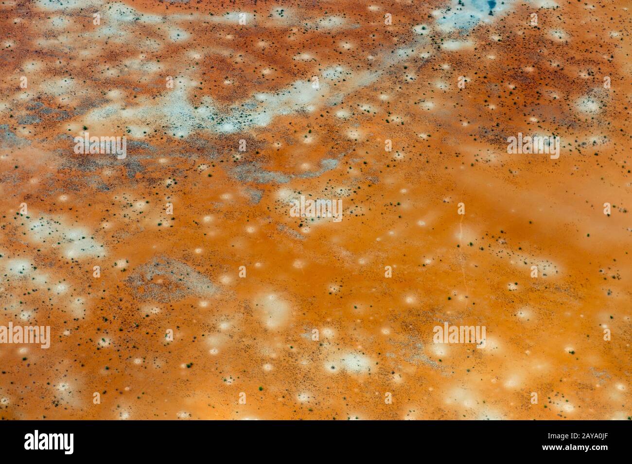 Photo aérienne du vol d'Ongava à l'Airstrip Doro Nawas au-dessus du Damaraland en Namibie. Banque D'Images