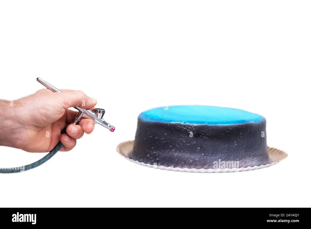 Gateau A L Aerographe Banque D Image Et Photos Alamy