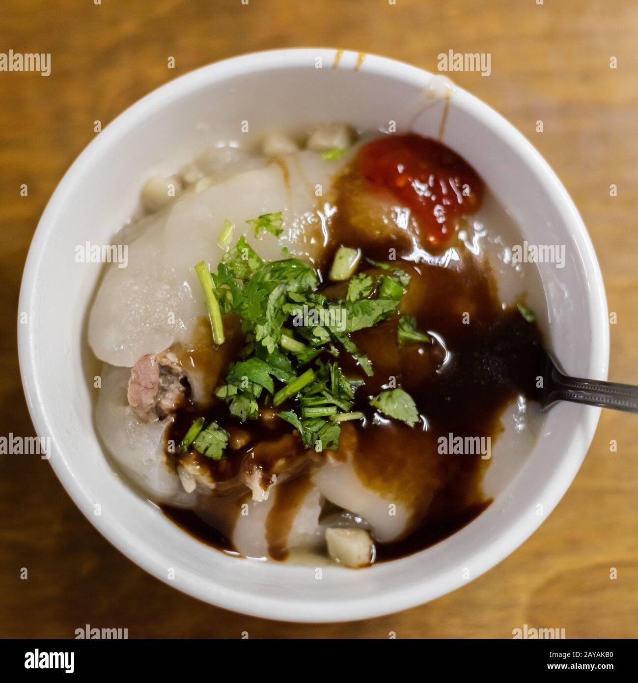 Encas taïwanais Meatballs Banque D'Images