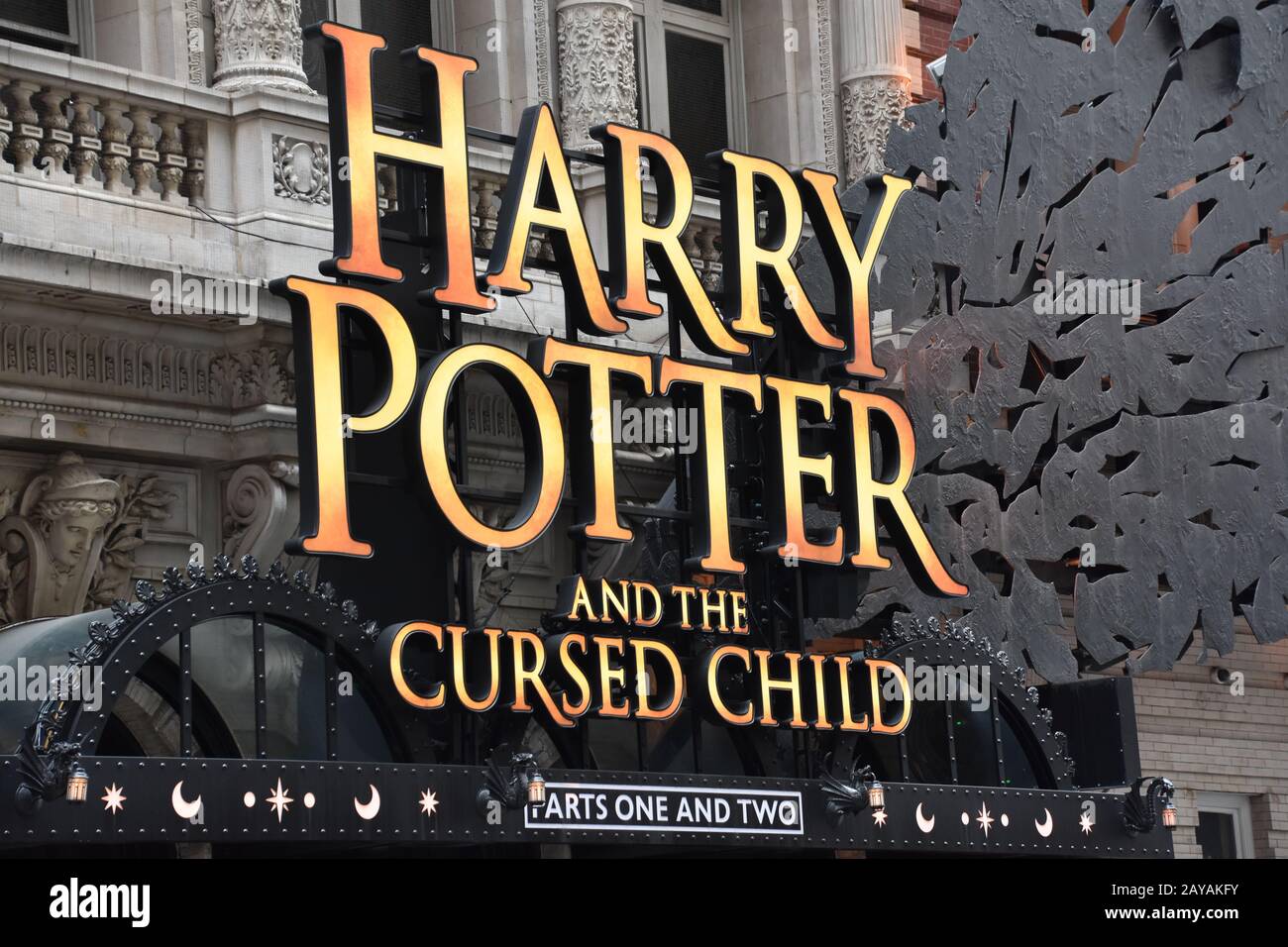 Harry Potter et l'enfant maudit sur Broadway à New York Banque D'Images