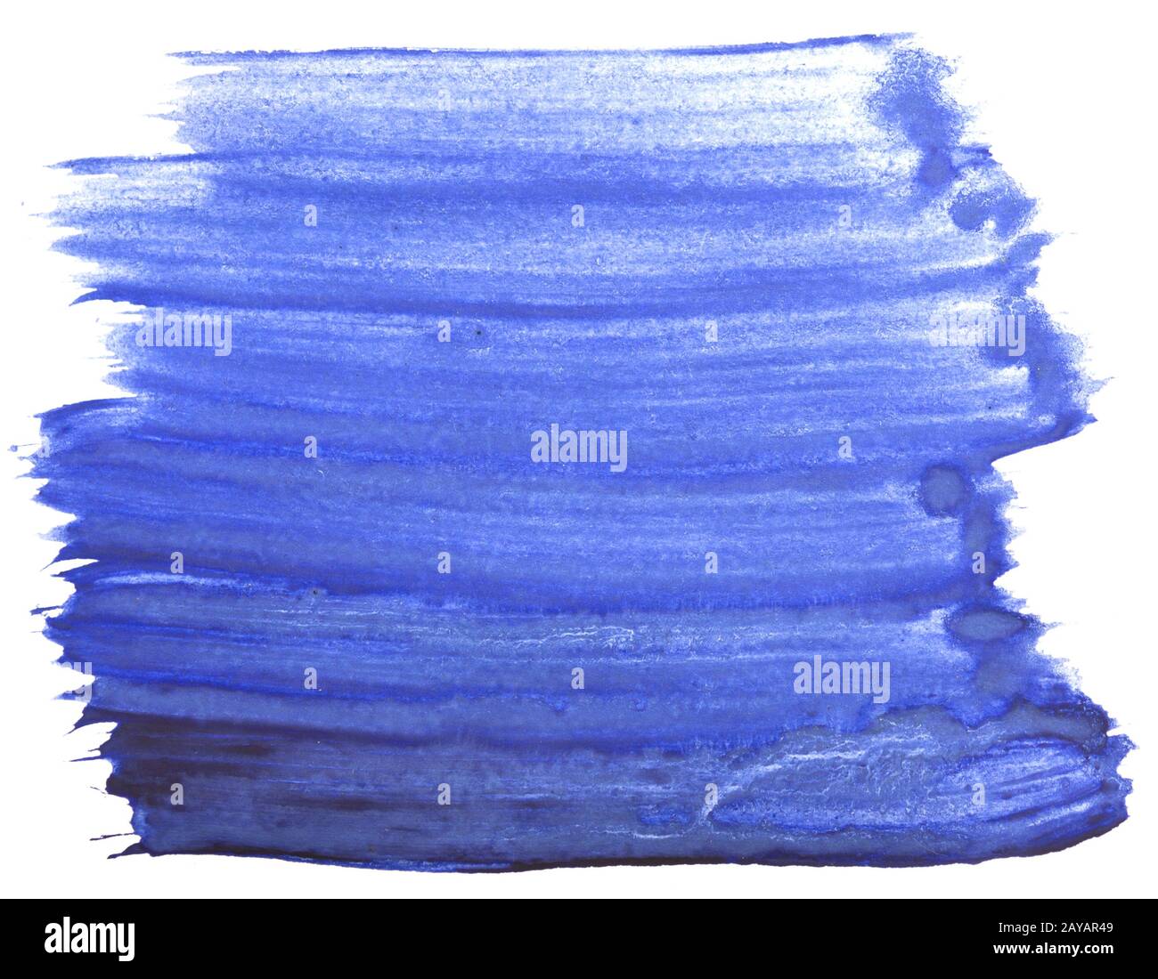 Gouache sur blanc Banque D'Images