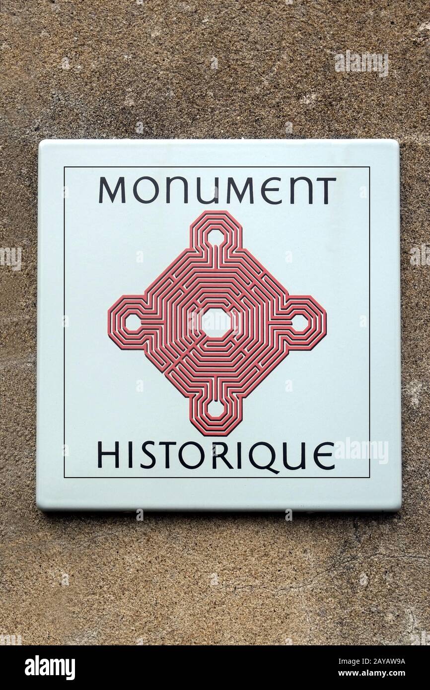 Monument historique, monument historique Banque D'Images