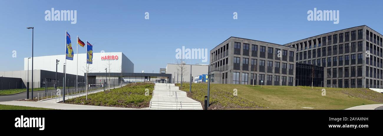 HARIBO - nouveau siège social et site de production Banque D'Images