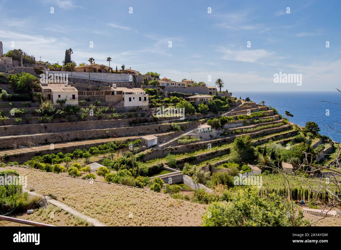 Chaîne de montagnes Tramuntana, Majorque Banque D'Images