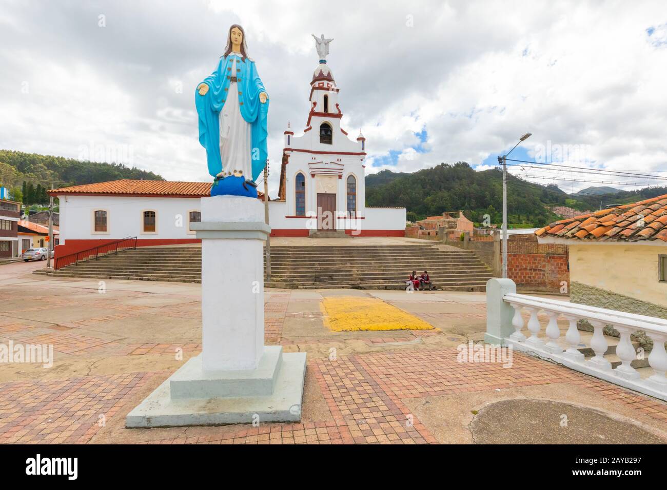 Colombie Zipaquira l'église de la conception Banque D'Images