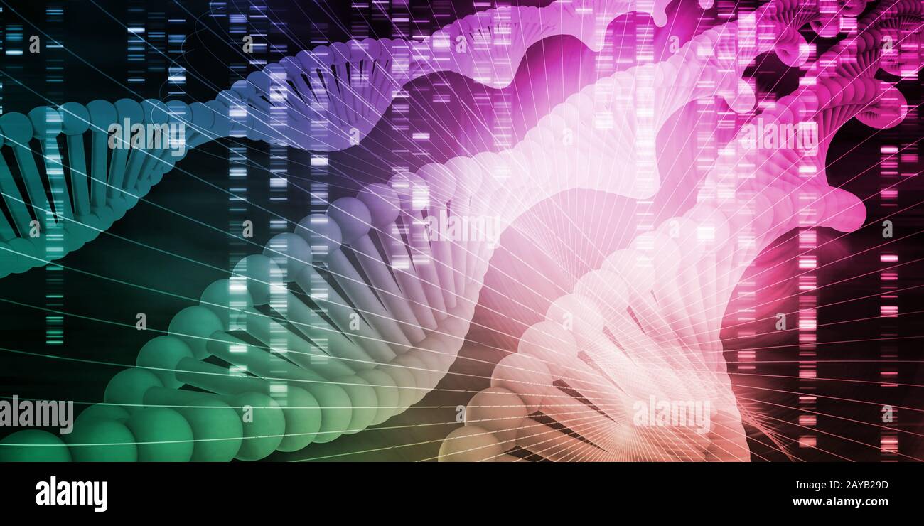 Code génétique Banque D'Images