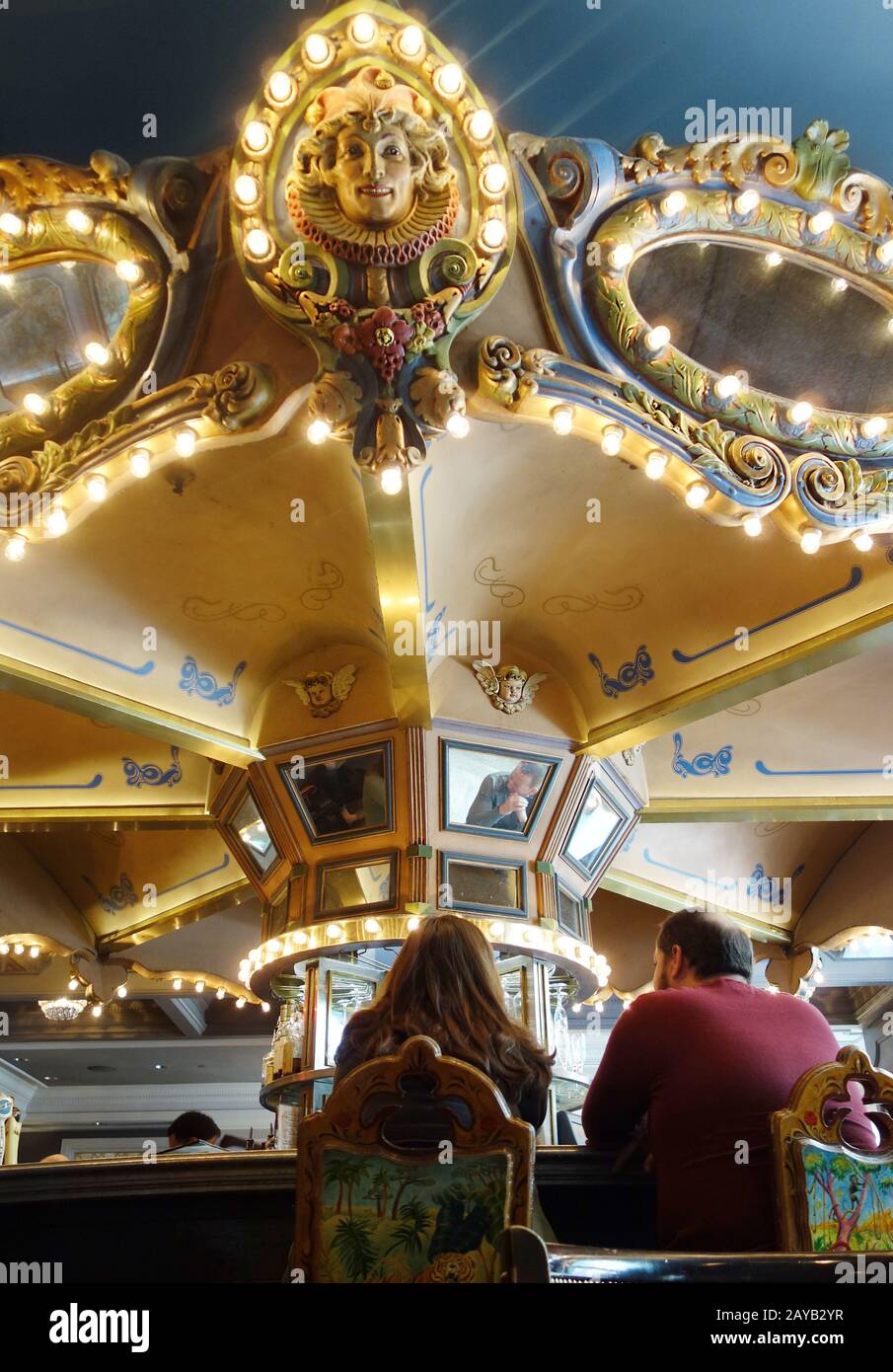 LA NOUVELLE-ORLÉANS,LA/USA -03-17-2019: Le célèbre bar tournant de l'hôtel Monteleone dans le quartier français de la Nouvelle-Orléans Banque D'Images