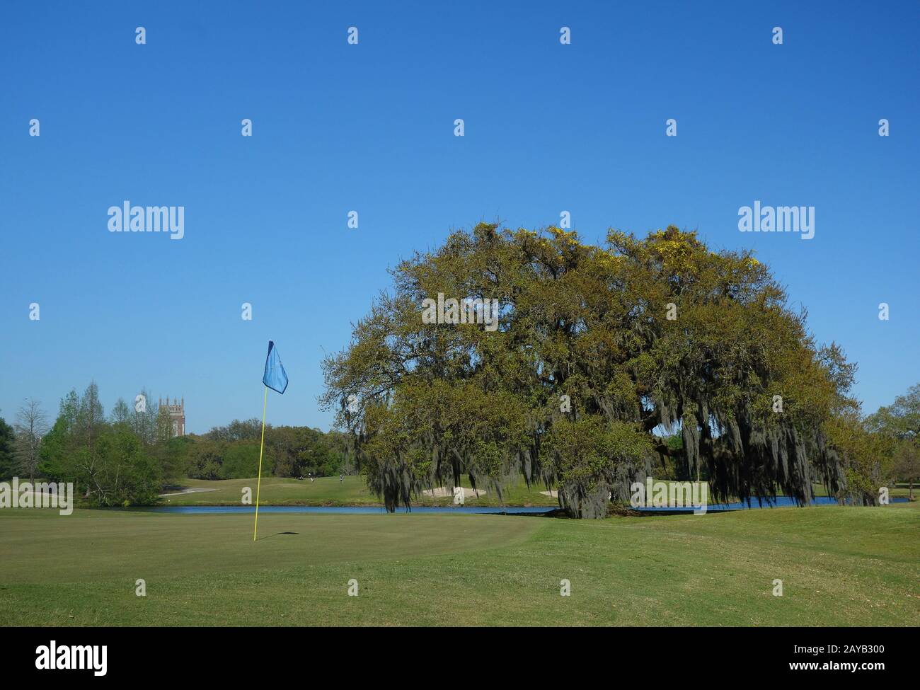 Parcours de golf Audubon Park à la Nouvelle-Orléans Banque D'Images