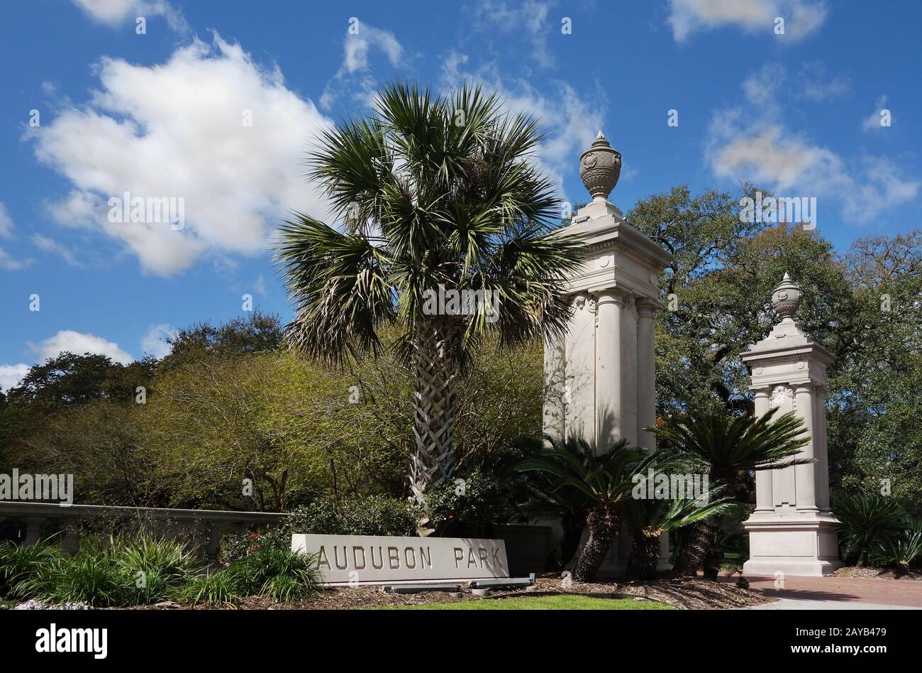 Audubon Park la Nouvelle-Orléans Banque D'Images