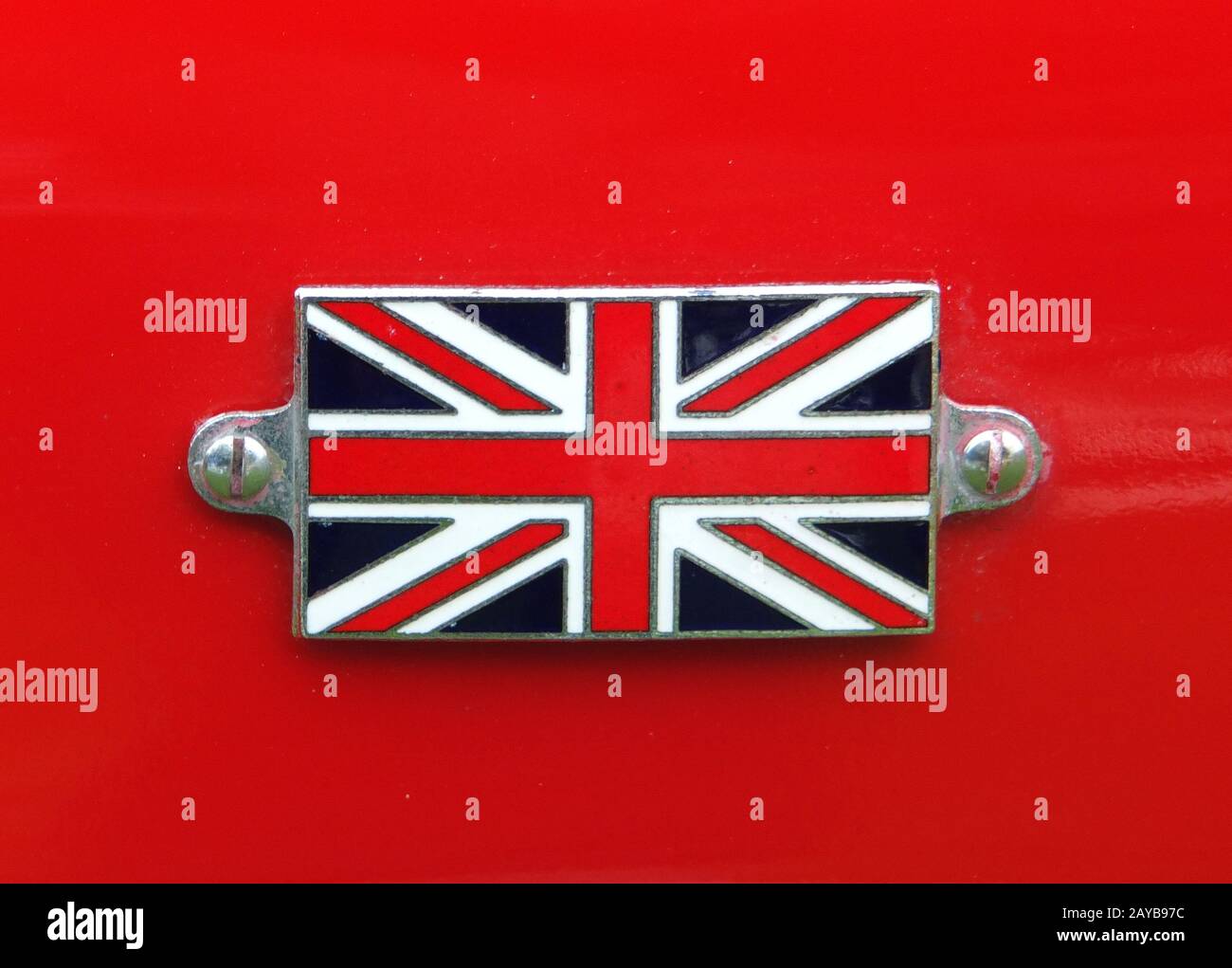 Union jack drapeau uk royaume-uni voiture badge metal chrome gb angleterre jaguar mg
