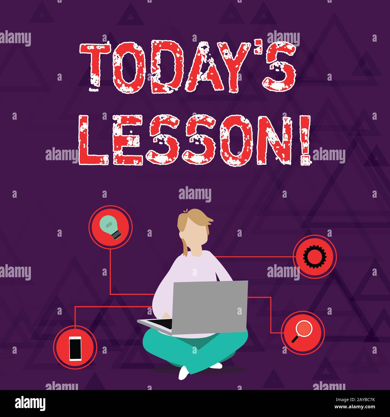 L'écriture conceptuelle de la main montrant aujourd'hui S est leçon. Photo d'entreprise présentant demander à être affecté pour une étude individuelle quelque chose à être l Banque D'Images