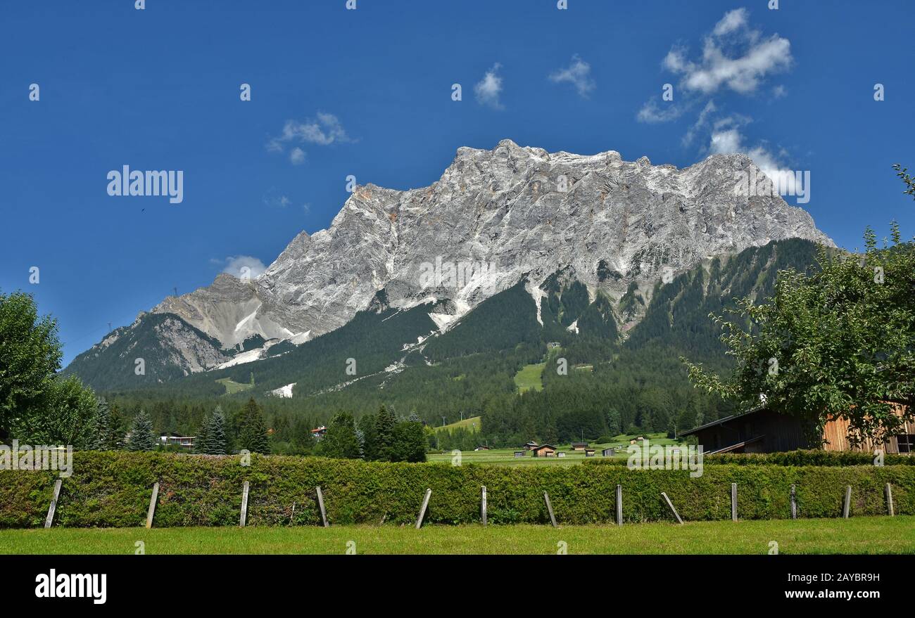 Wetterstein-Mountains, Zugspitze, Autriche, Tyrol Banque D'Images