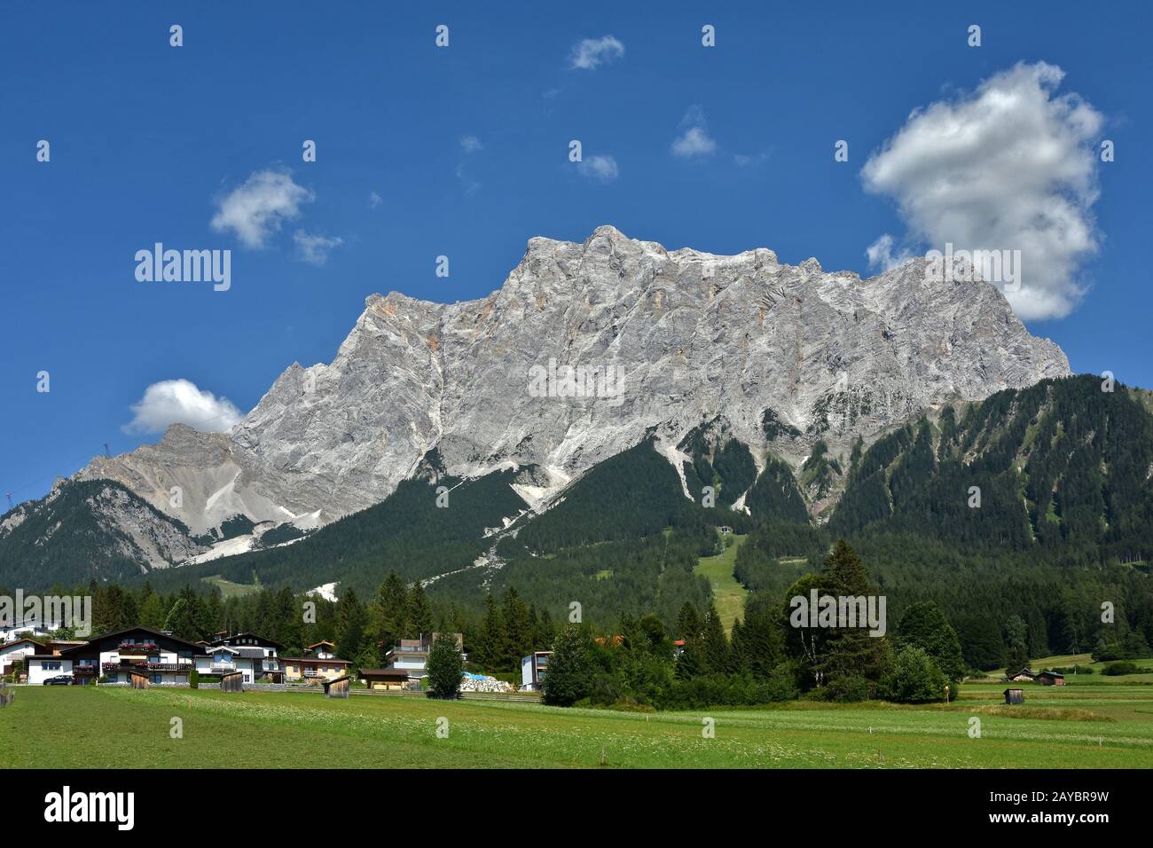 Zugspitze, Autriche, Ehrwald, Wetterstein-mountains, Tyrol Banque D'Images