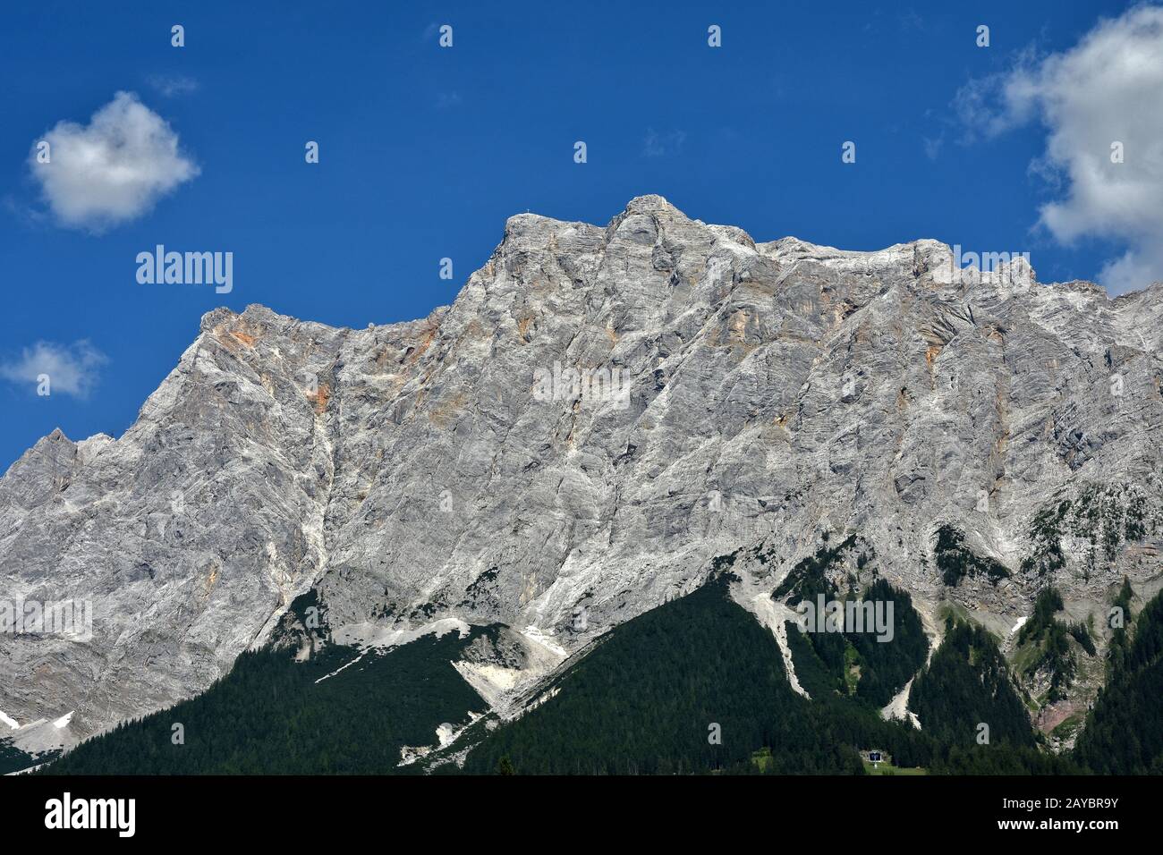 Zugspitze, Wetterstein-montagne, Autriche, Tyrol Banque D'Images