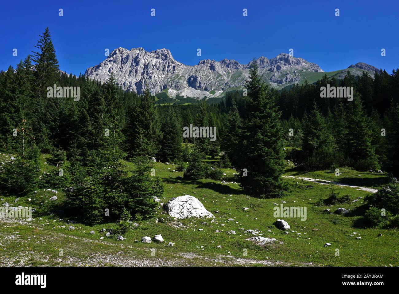 Wetterstein-Mountains, Autriche, Tyrol Banque D'Images