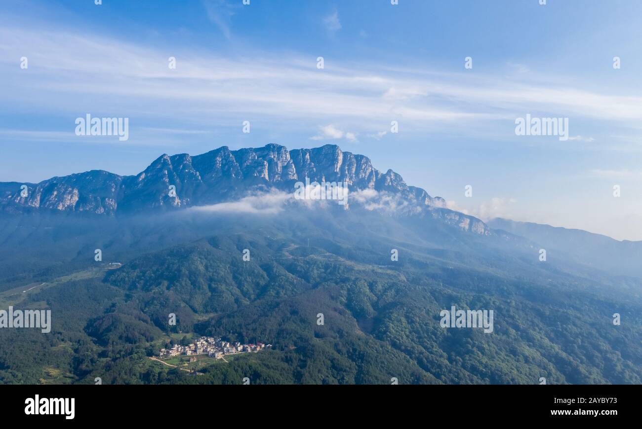 mont lushan paysage de wulao pic Banque D'Images