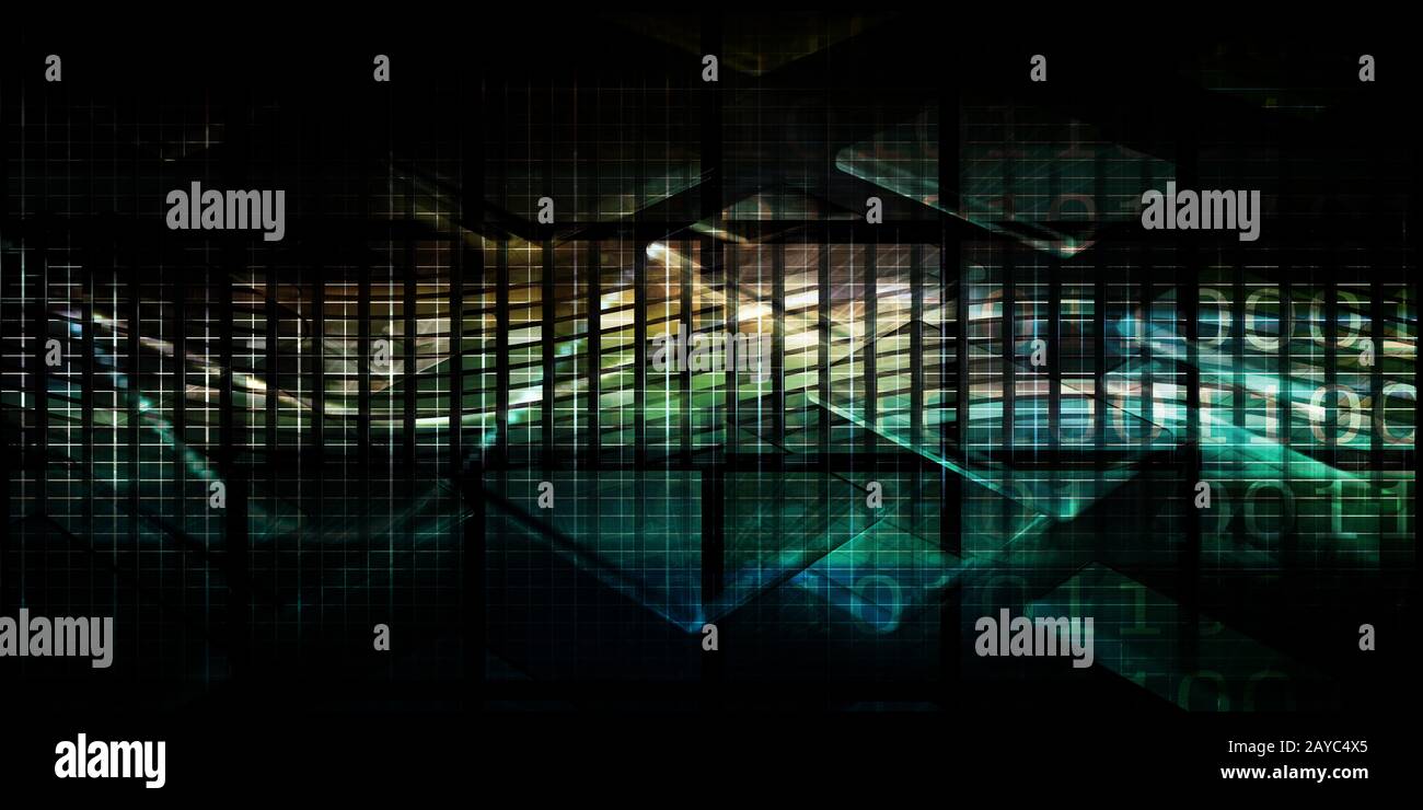 L'encodage de l'ADN et le code génétique Banque D'Images