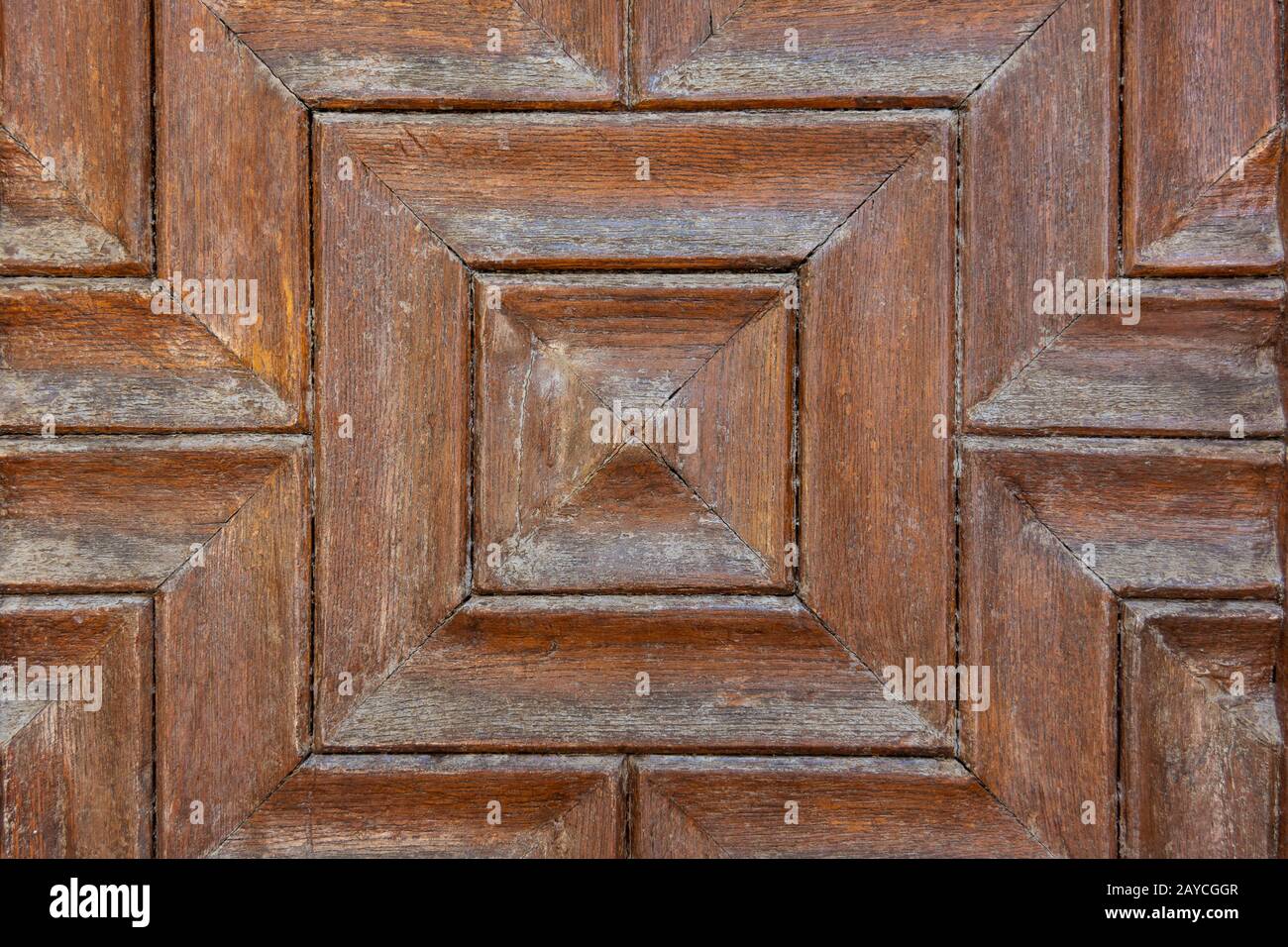 Texture - modèle d'une vieille porte en bois Banque D'Images