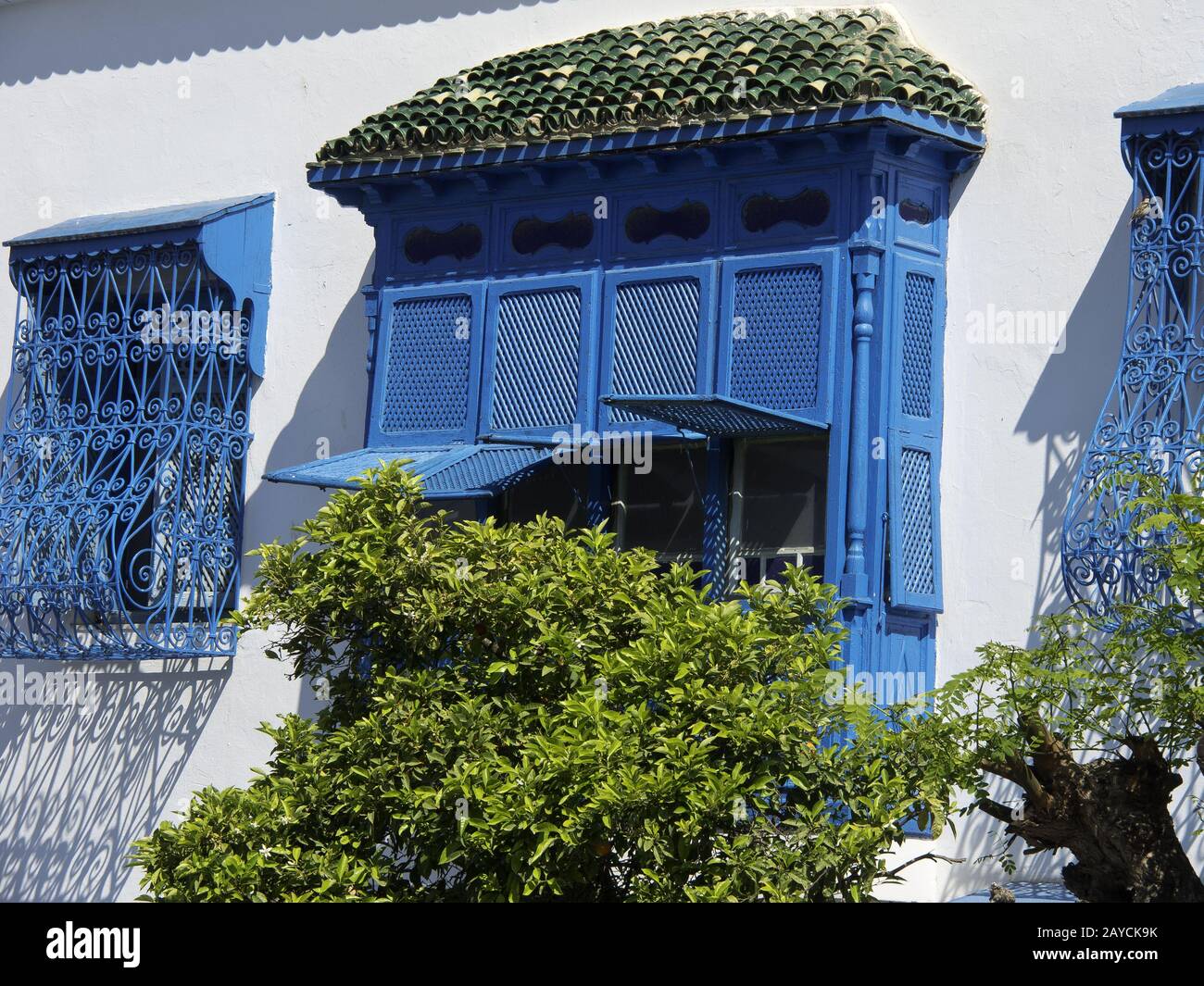 fenêtre à tunis Banque D'Images