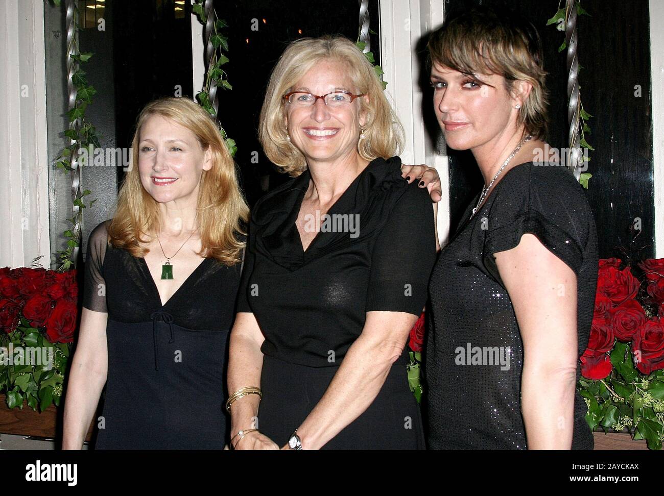 New York, NY, États-Unis. 26 Septembre 2007. Prix Academy Nommé actrice, Patricia Clarkson, Saks Vice-présidente, Suzanne Johnson, hôte, Kelly Gray à la réception de cocktails organisée par Saks Fifth Avenue avec Kelly Gray au Kelly Lounge. Crédit: Steve Mack/Alay Banque D'Images