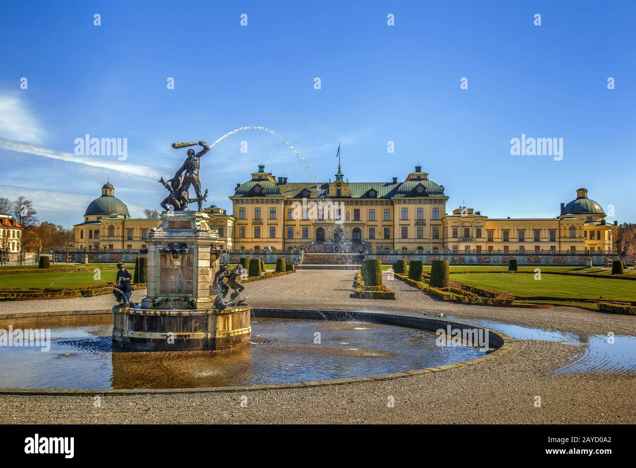 Palais Drottningholm, Stockholm Banque D'Images
