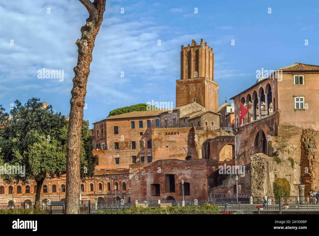 Marchés de Trajan, Rome Banque D'Images