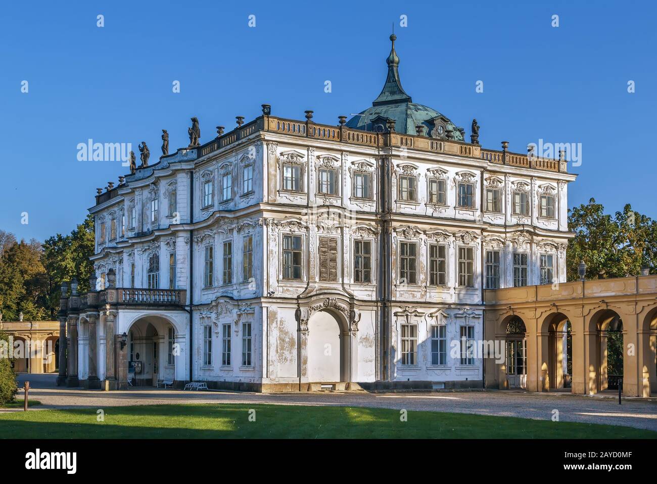 Château de Ploskovice, république tchèque Banque D'Images