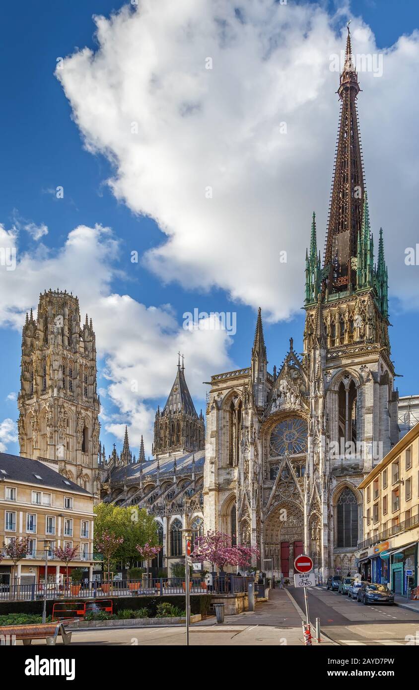 La Cathédrale de Rouen, France Banque D'Images