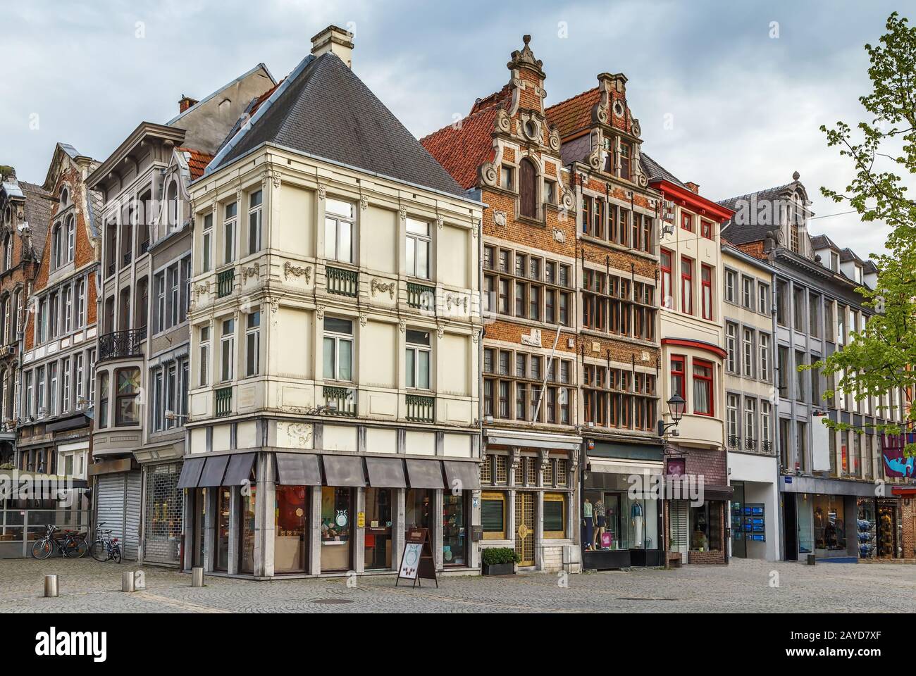 Place du Grand marché (Grote Markt), Mechelen, Belgique Banque D'Images