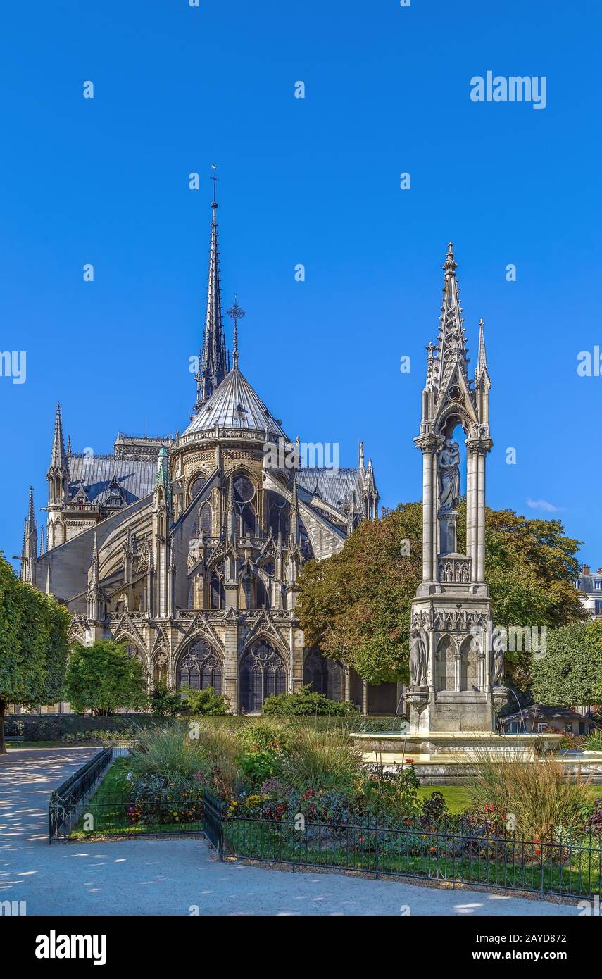 Notre Dame de Paris Banque D'Images
