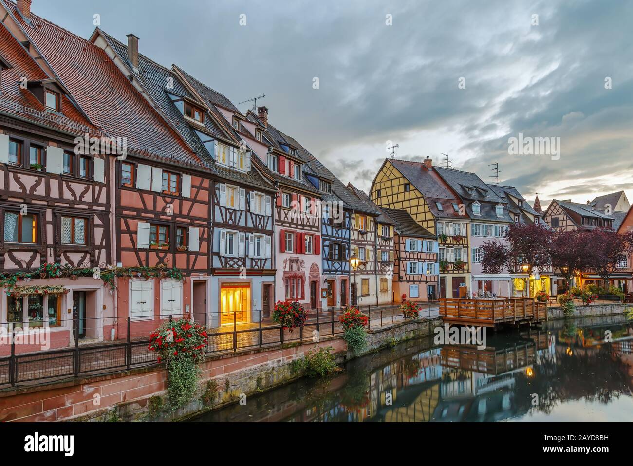 La petite Venise, Colmar, France Banque D'Images