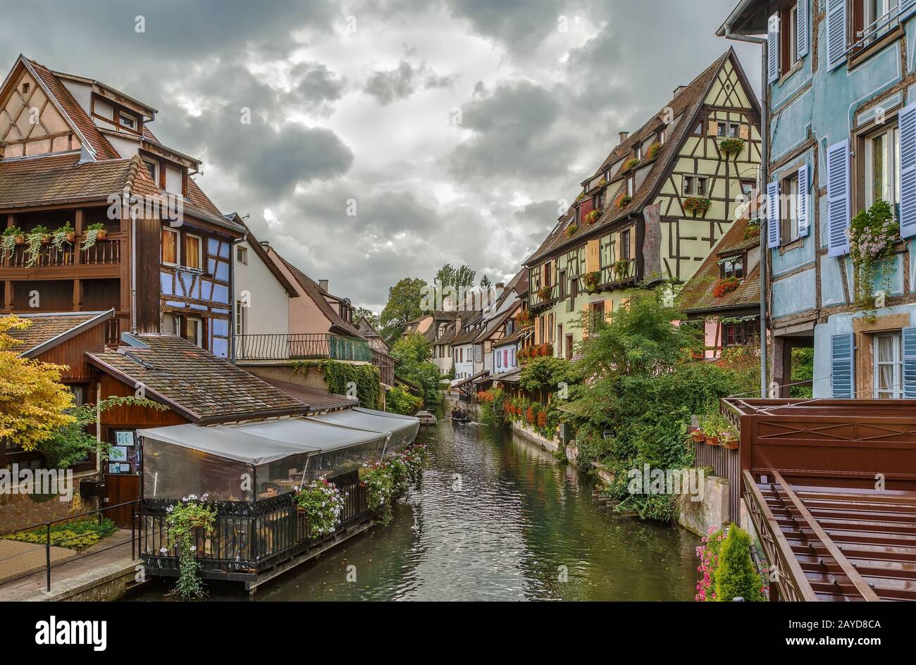 La petite Venise, Colmar, France Banque D'Images