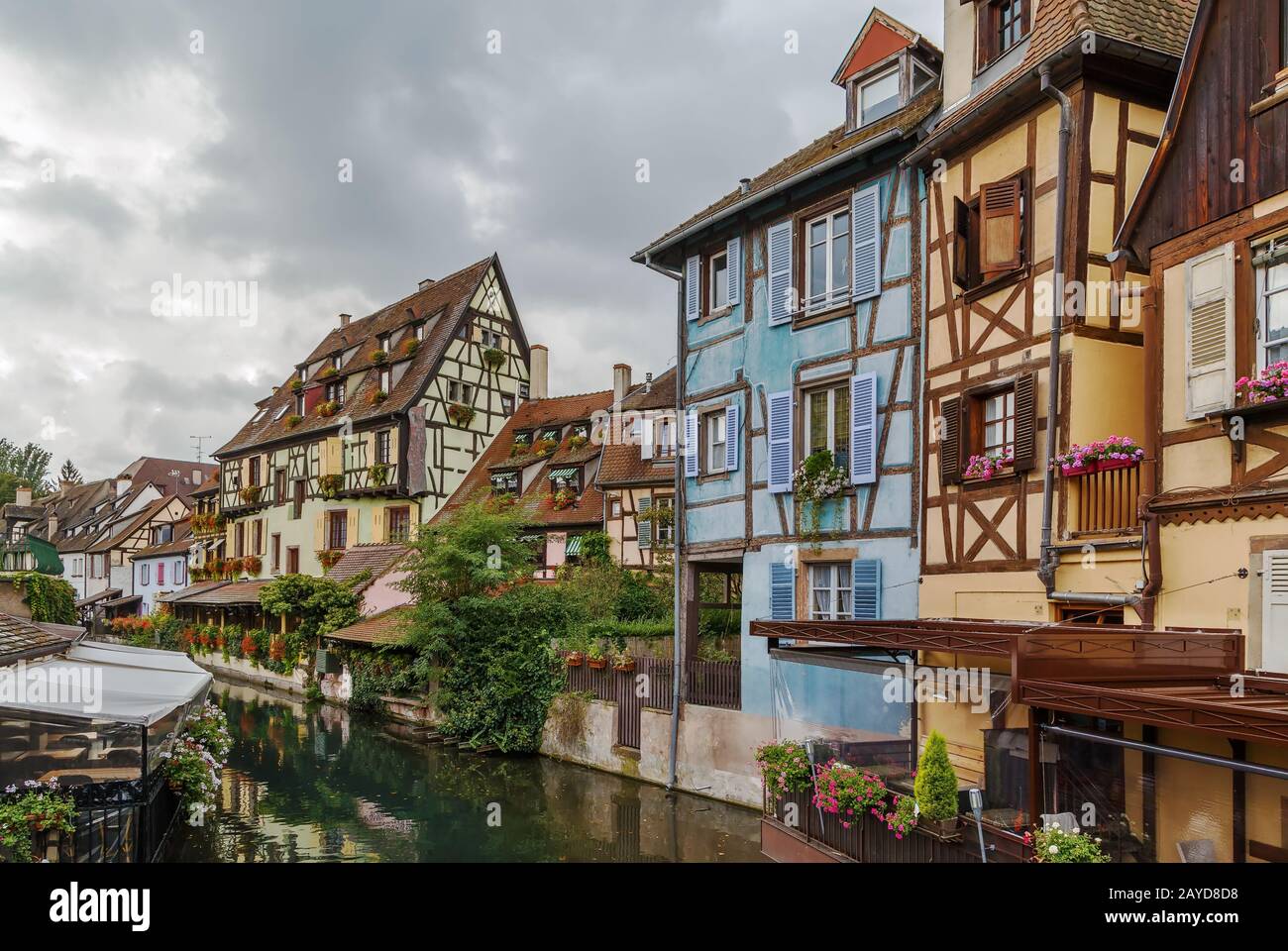 La petite Venise, Colmar, France Banque D'Images