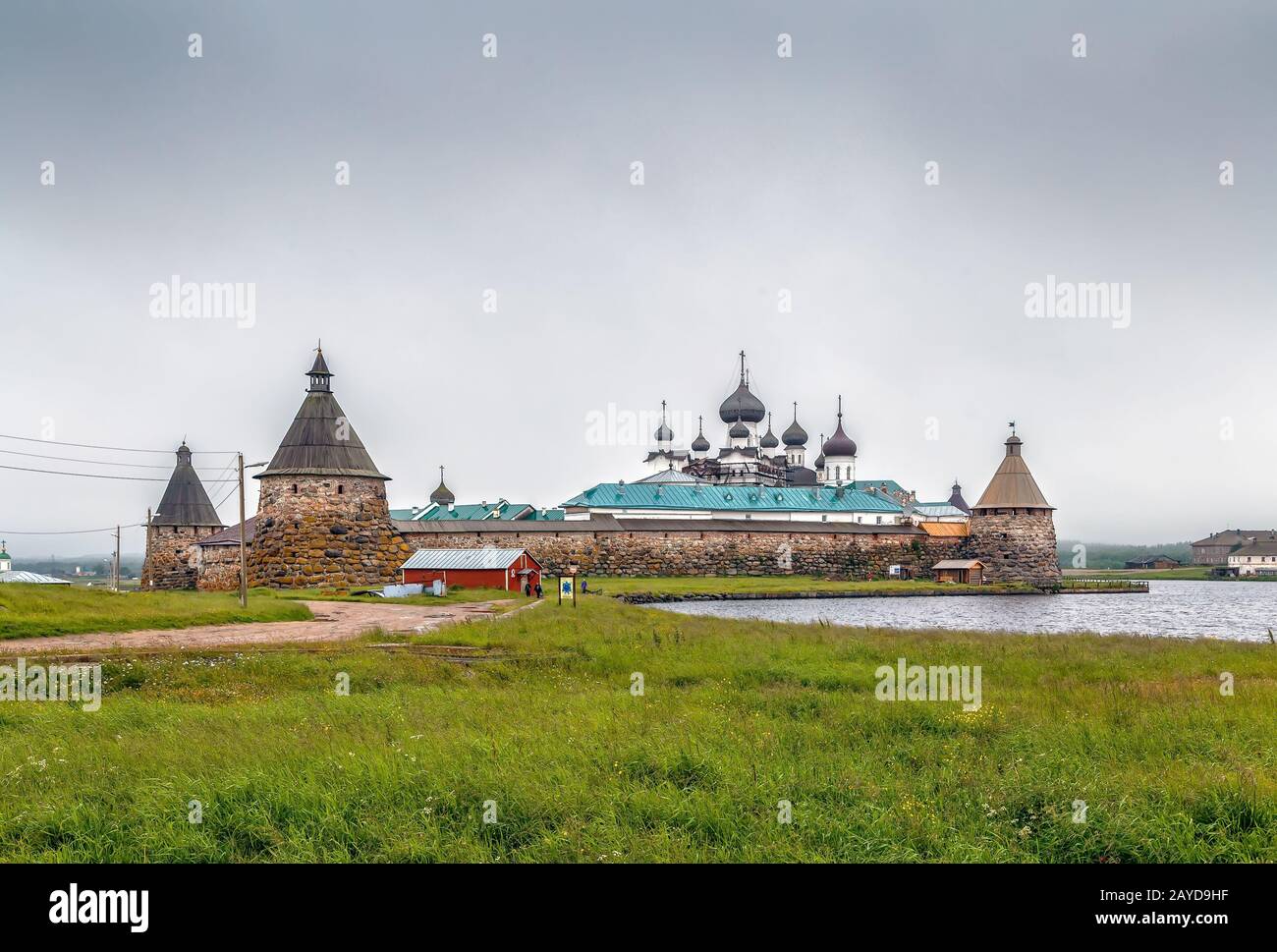 Monastère de Solovetsky, Russie Banque D'Images