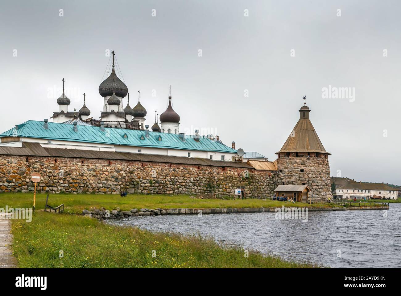 Monastère de Solovetsky, Russie Banque D'Images