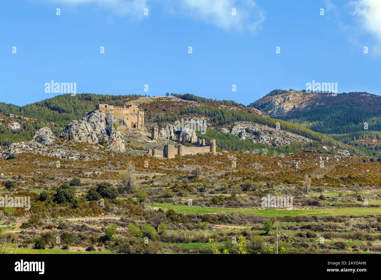 Château de Loarre, Aragon, Espagne Banque D'Images