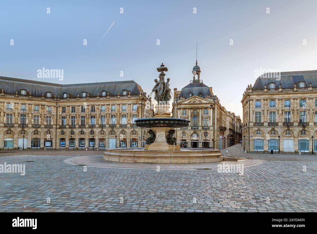 Place de la Bourse, Bordeaux, France Banque D'Images