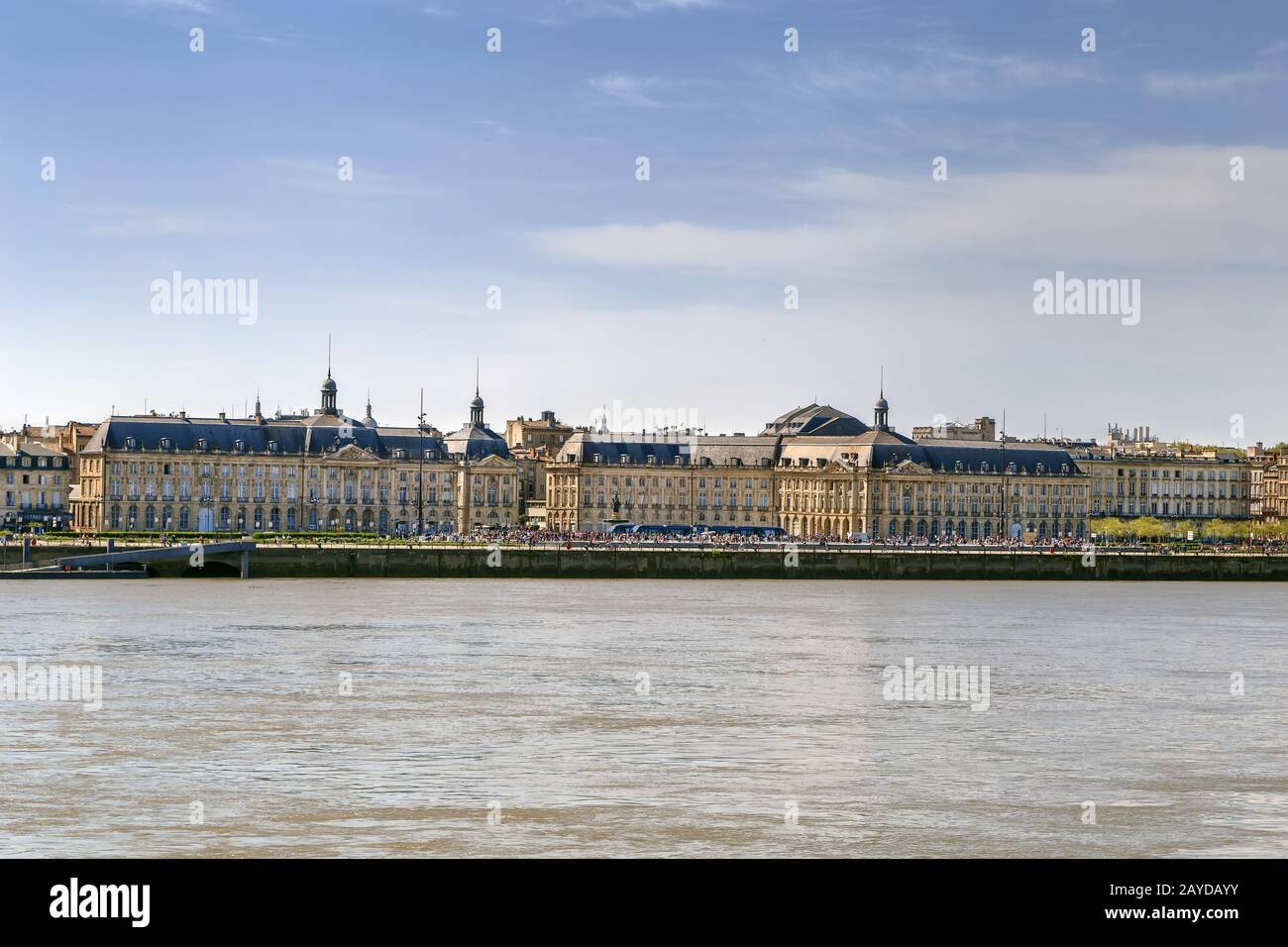 Vue sur le centre-ville de Bordeaux, France Banque D'Images