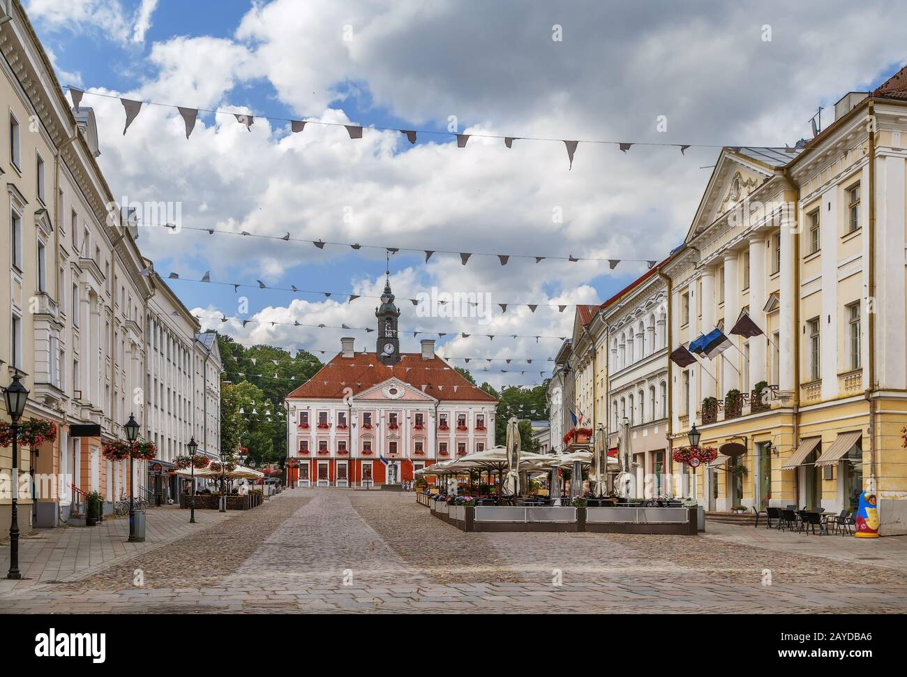 Centre ville de tartu Banque de photographies et d’images à haute ...