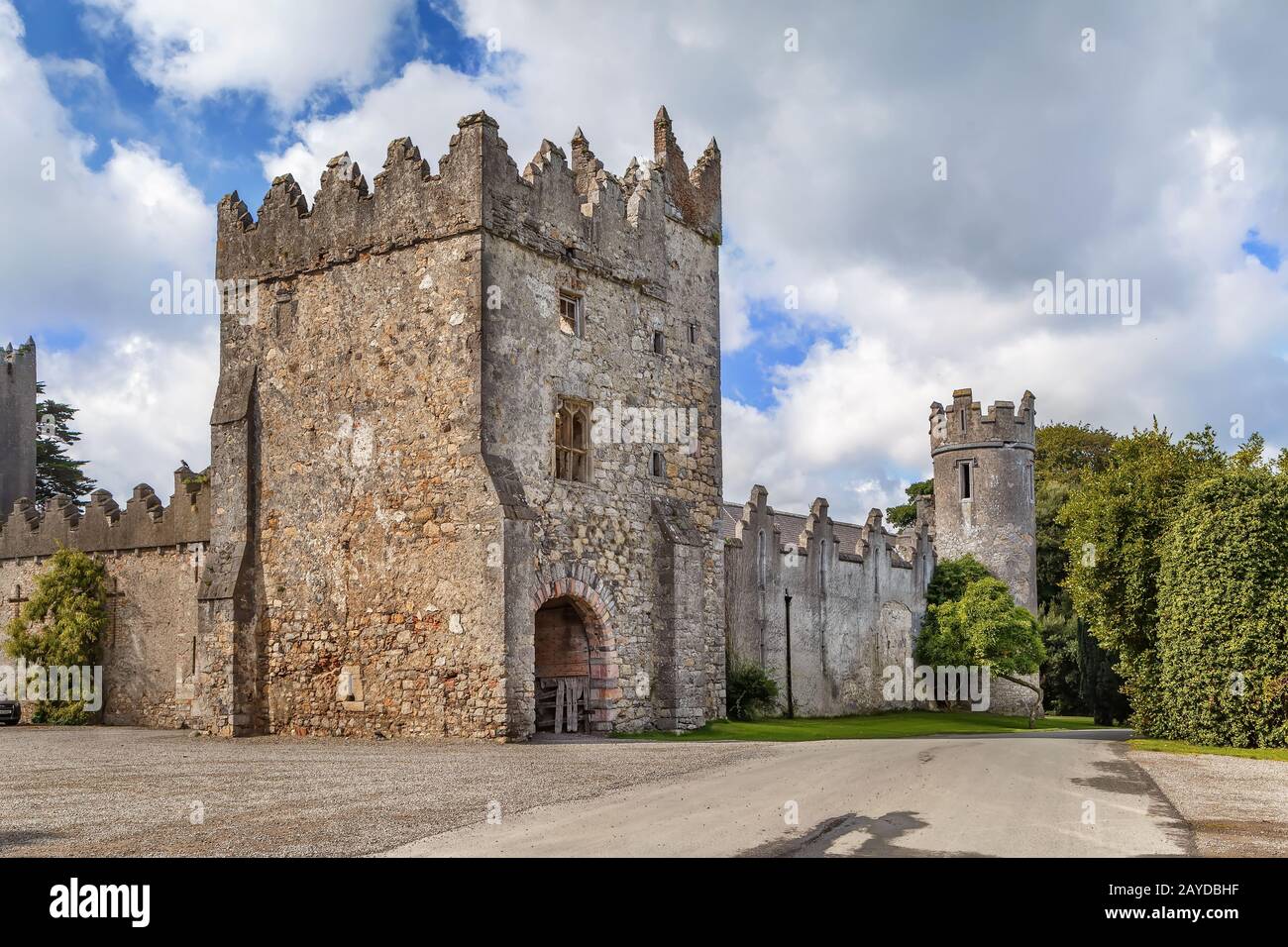 Château de Howth, Irlande Banque D'Images