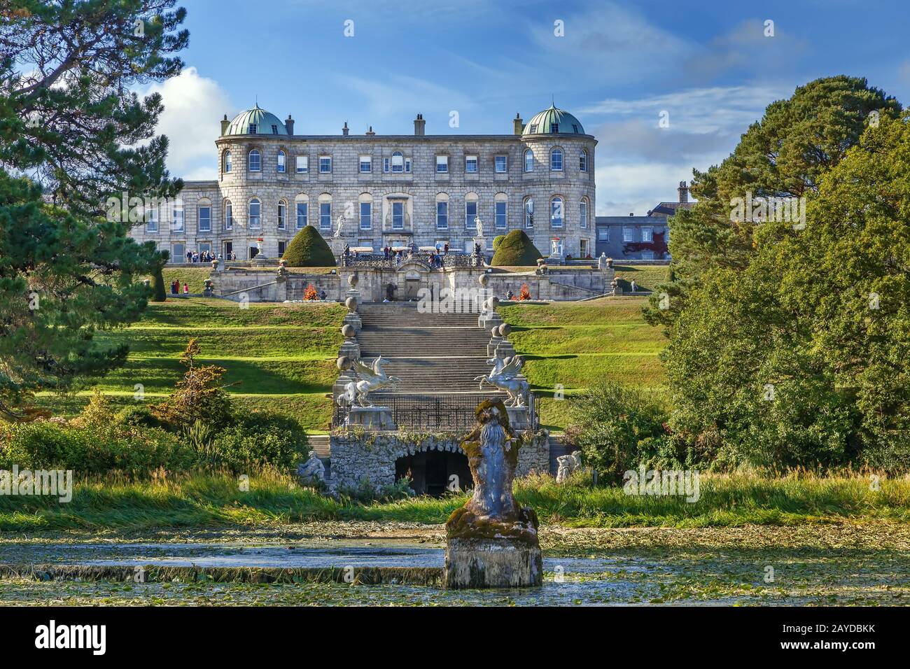 Powerscourt Estate, Irlande Banque D'Images