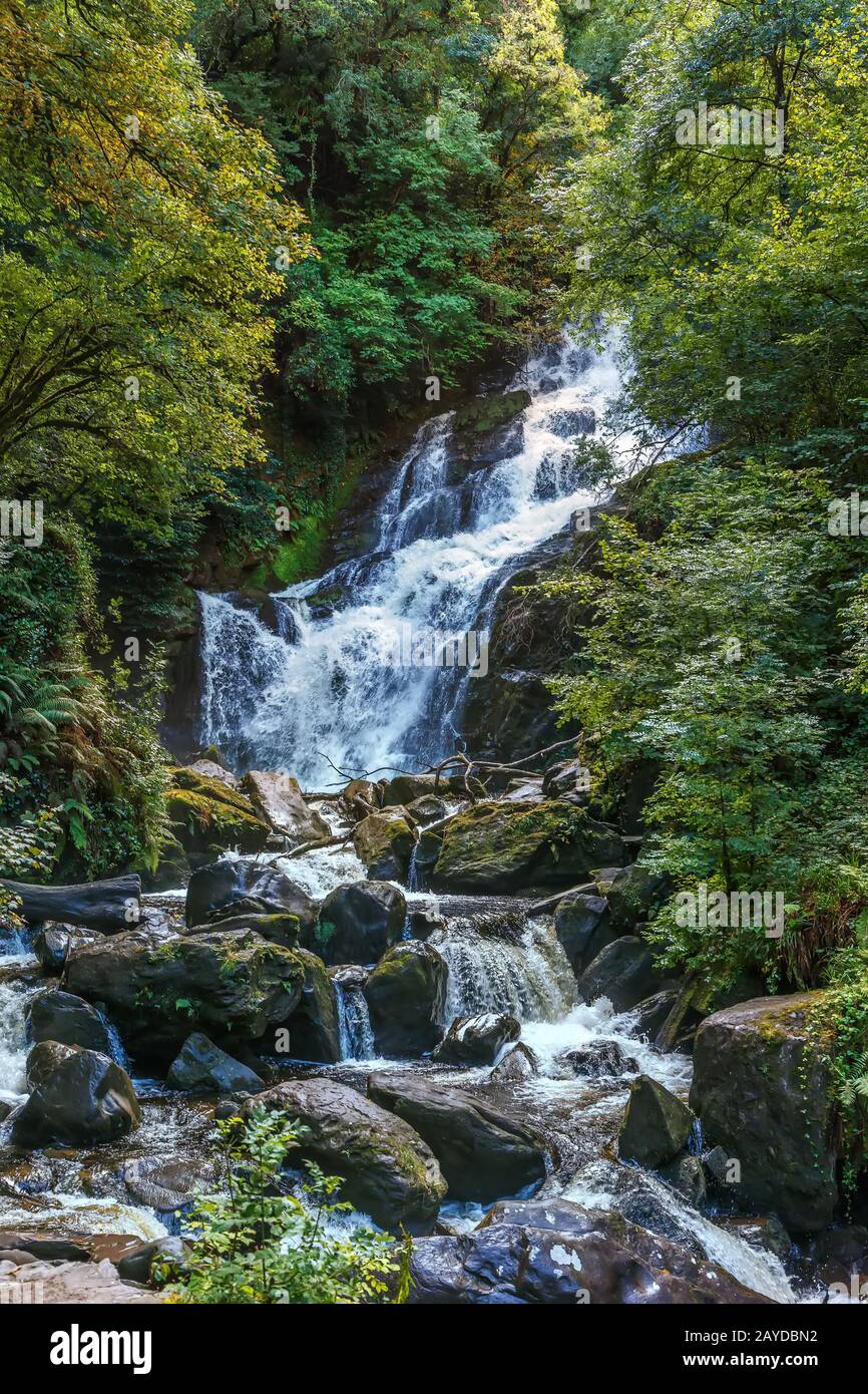 Torc Waterfall, Irlande Banque D'Images