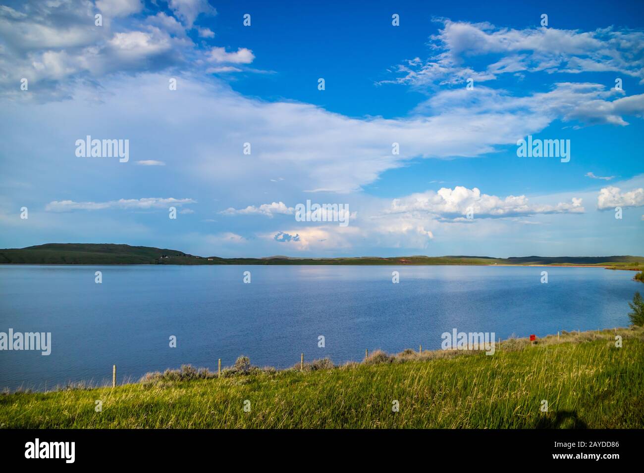 Un lac magnifique parc dans Mikesell Potts, Wyoming Banque D'Images