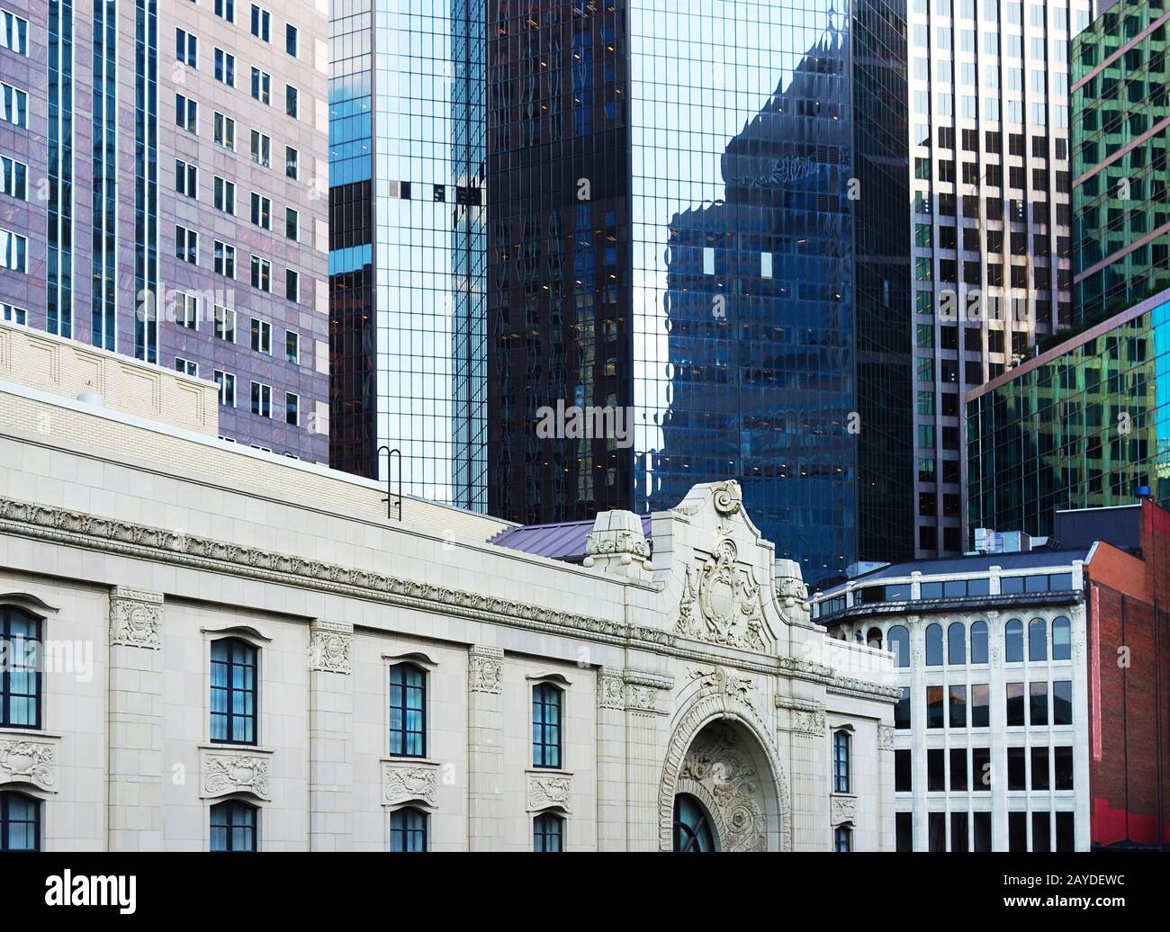 Vue sur le centre-ville de Pittsburgh Banque D'Images