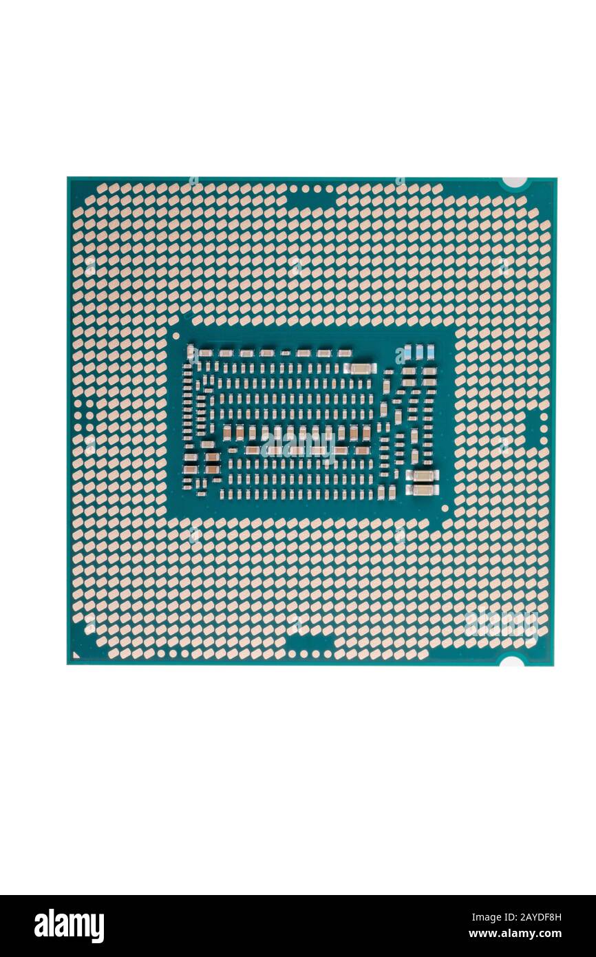 processeur informatique moderne de 9ème génération Banque D'Images